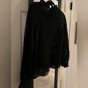 Hill House The Millie Top - Black Lace